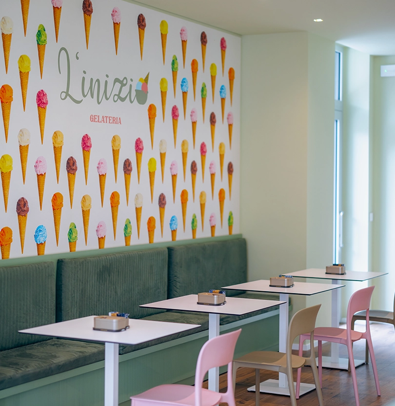 Gelato gustato nel locale L'Inizio Gelateria